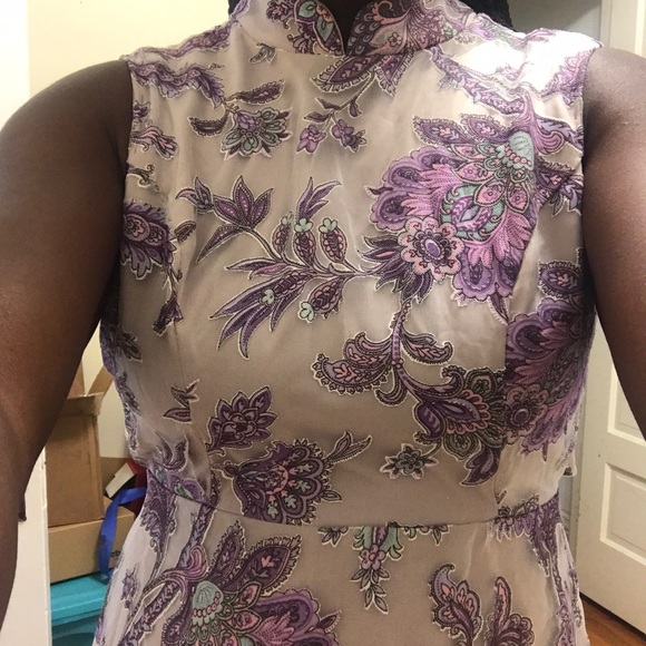 Lavender evening gown - Picture 4 of 5